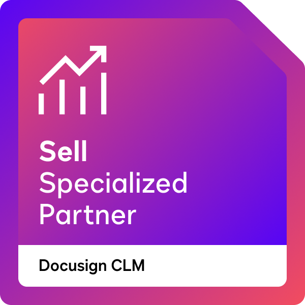 Docusign CLM 销售专业合作伙伴徽章